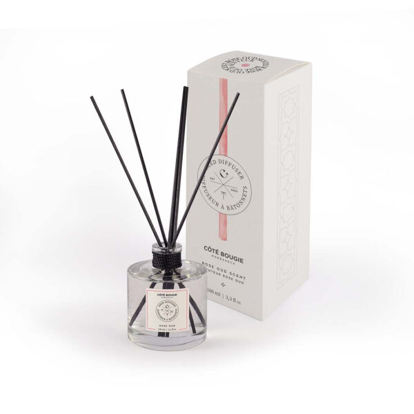Geurstokjes Rose Oud 100ml